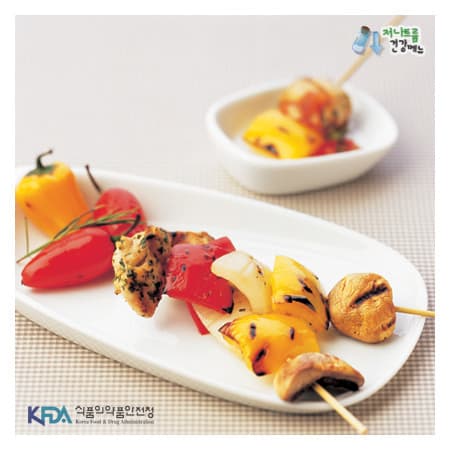 닭고기 바비큐 완성 사진