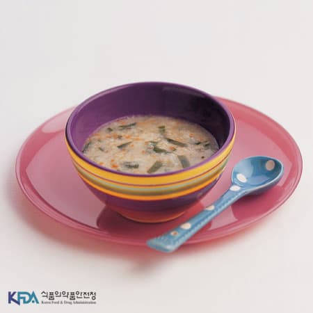 송이 미역국 완성 사진