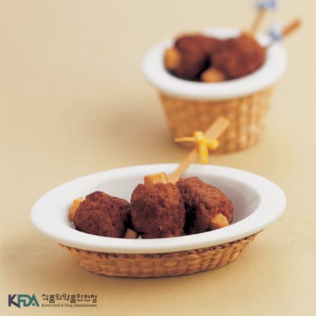 미니 떡갈비 완성 사진