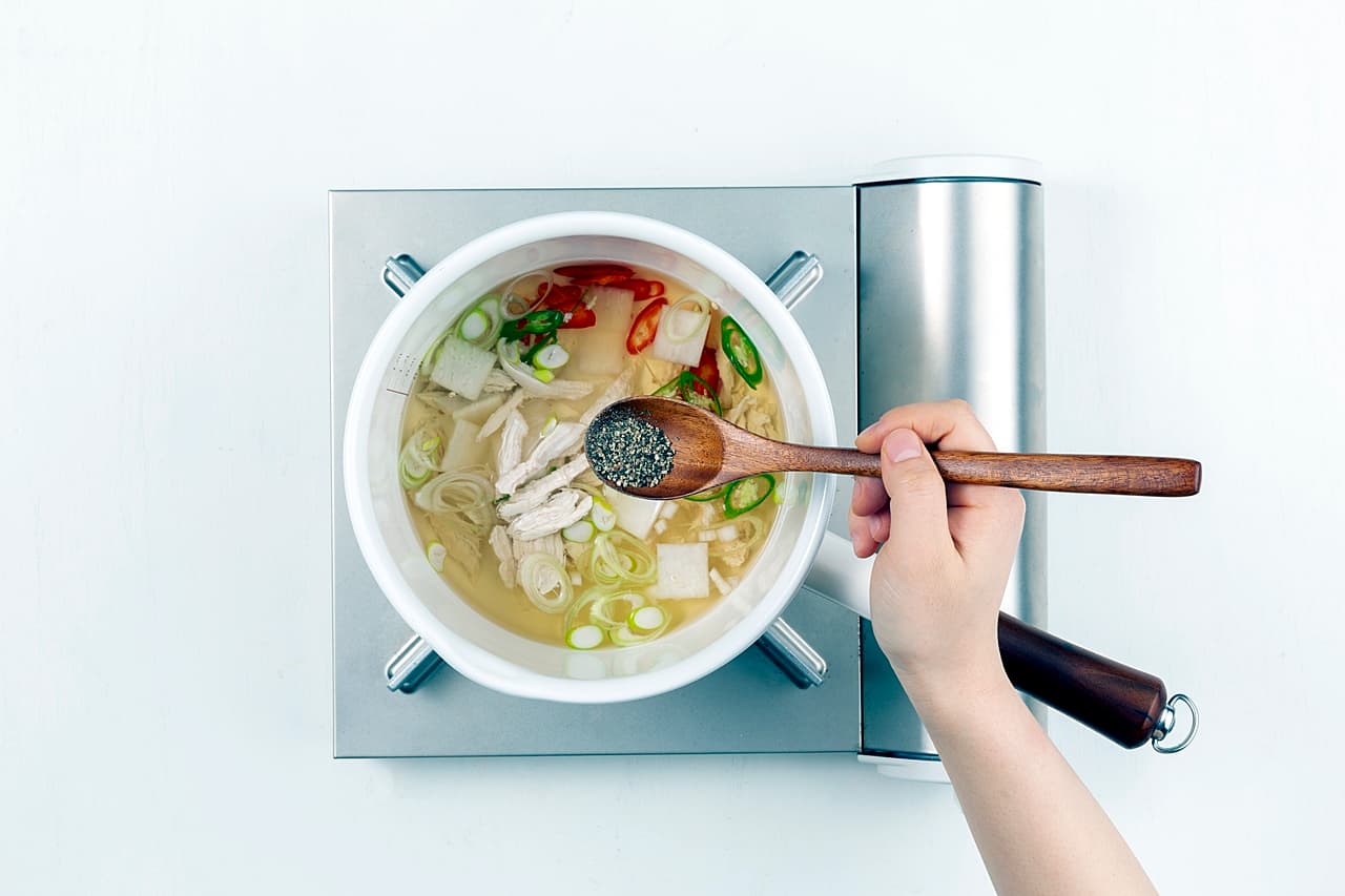 6단계 조리 사진