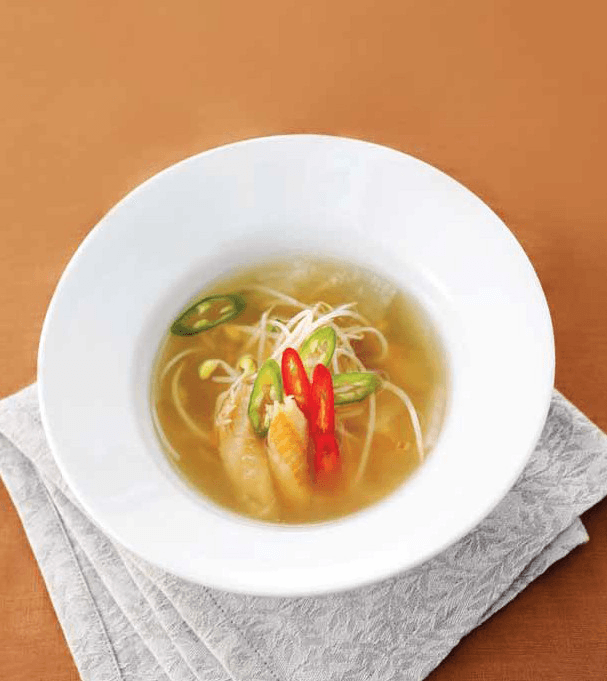 저염 된장으로 맛을 낸 황태해장국 완성 사진