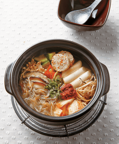 삼계부대찌개 완성 사진