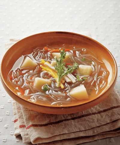 황태포당면국수 완성 사진