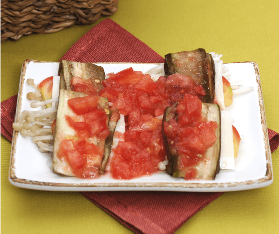 가지토마토구이 완성 사진