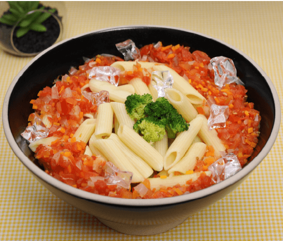 냉토마토파스타 완성 사진