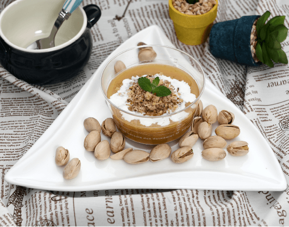 크림치즈 망고무스 완성 사진