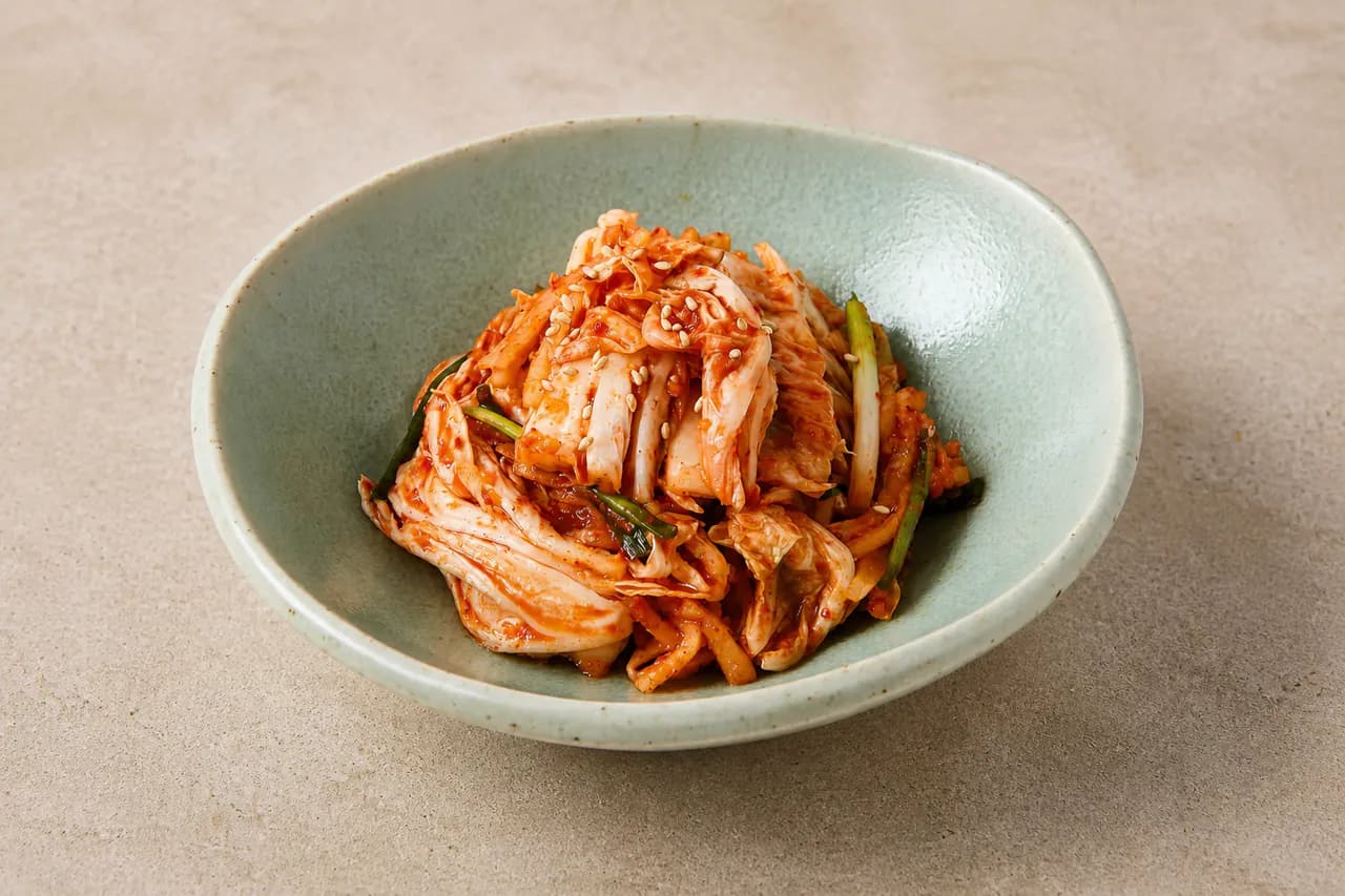 저염 겉절이 완성 사진