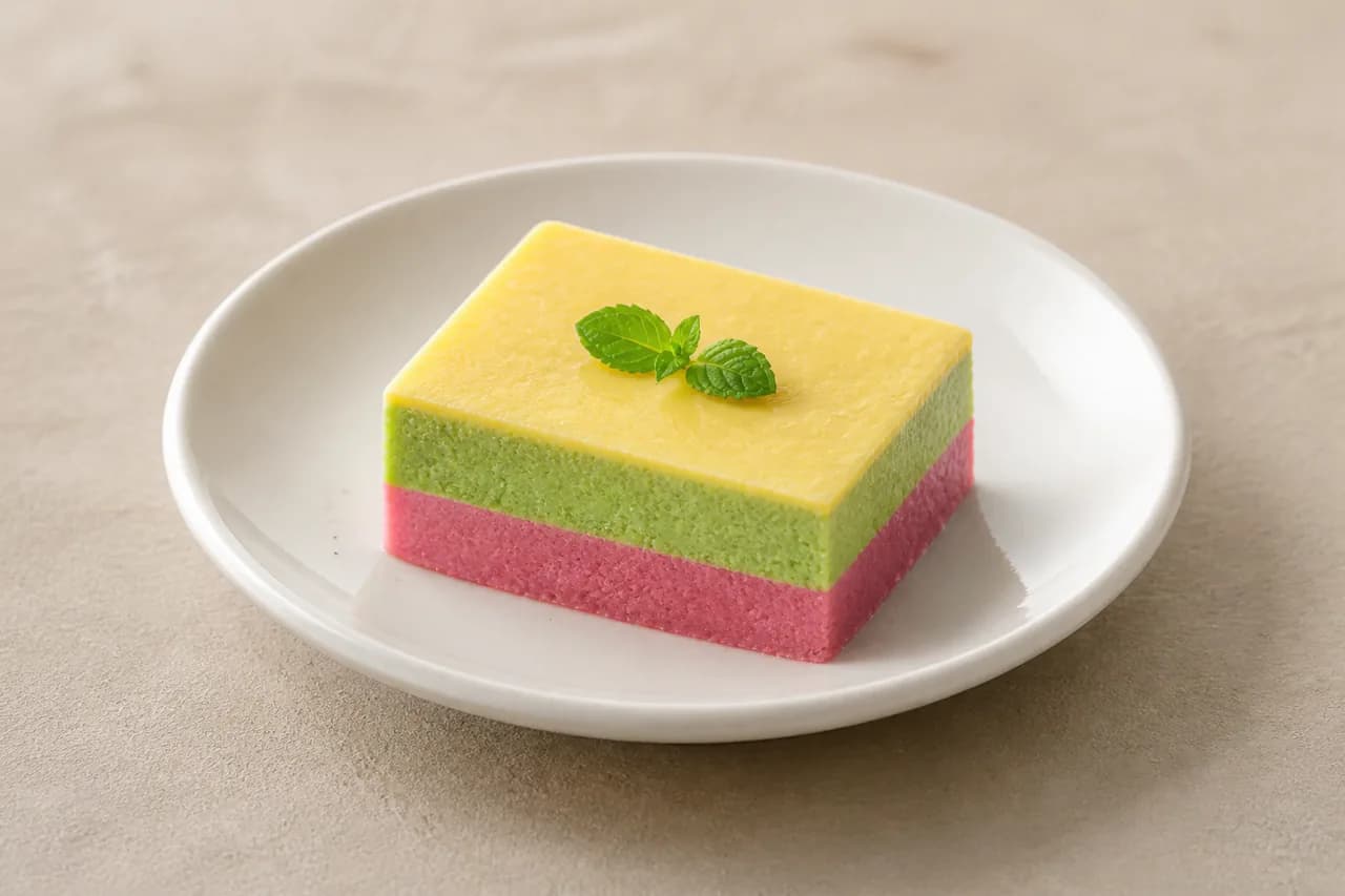 삼색계란찜 완성 사진