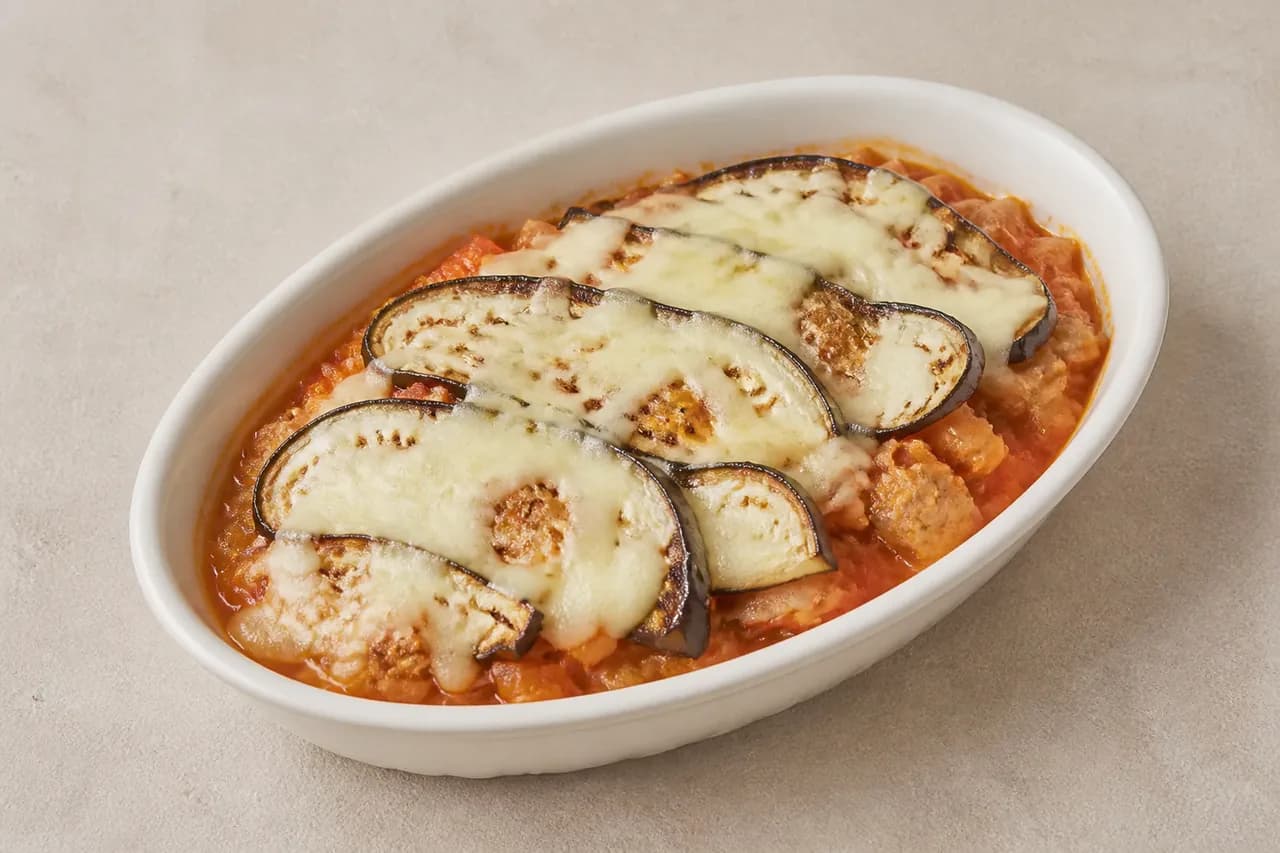 치즈토마토 가지구이 완성 사진