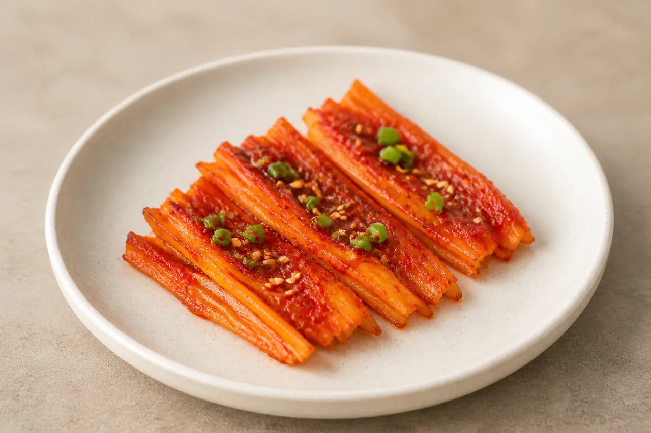 통도라지양념구이 완성 사진