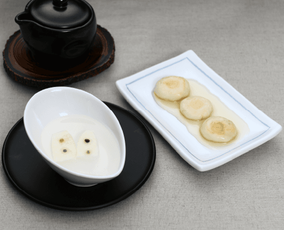 배차와 주악 완성 사진